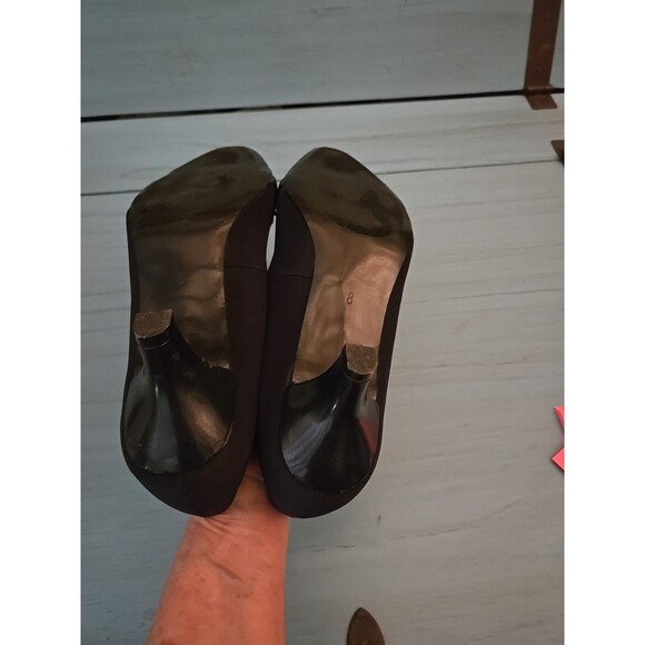Women’s Pair Of Kelly & Katie Black Pumps Size 8 1.5" Heel Blue, High Heels Shoe - Picture 8 of 9